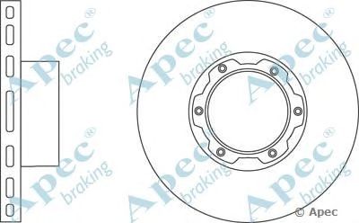 APEC BRAKING dsk2032 -  Тормозной диск